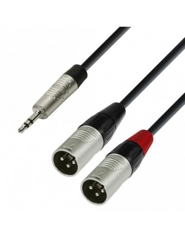Kabel Jack 3,5 3-2x XLR M 1,8m