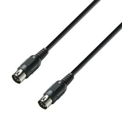kabel MIDI DIN 5 0,75m BLK