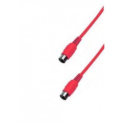 kabel MIDI DIN 5 6m Red